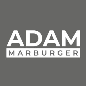 Adam Marburger Gray Logo Block