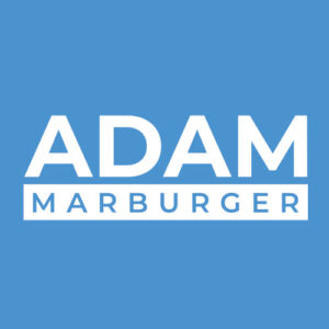 Adam Marburger Light Blue Logo Block